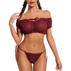 Women Lingerie Sexy Set See Through Kawaii Lingerie Boudoir